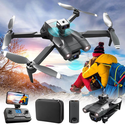 Drone with 4K Camera for Adults, Foldable FPV RC Quadcopter with Brushless Motor, Smart Return Home, Follow Me, 60 Min Flight Time, Drones with Cameras